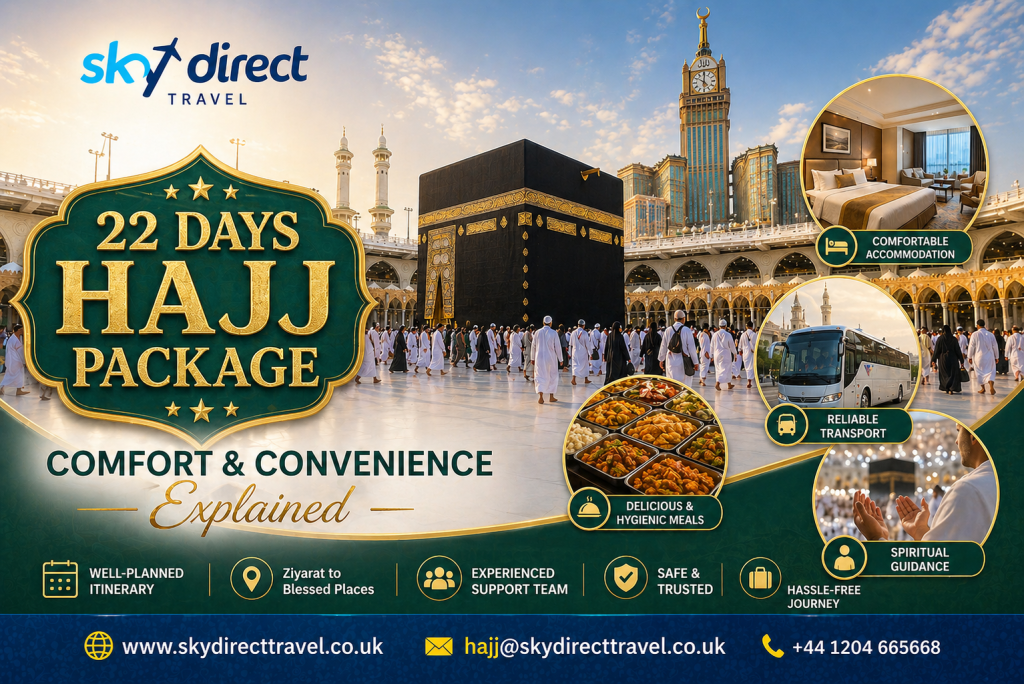 22 Days Hajj Package: Comfort & Convenience Explained