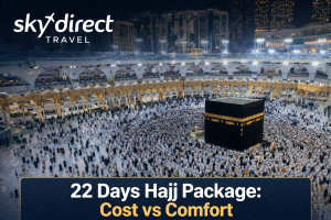 22 days hajj package pilgrims performing tawaf